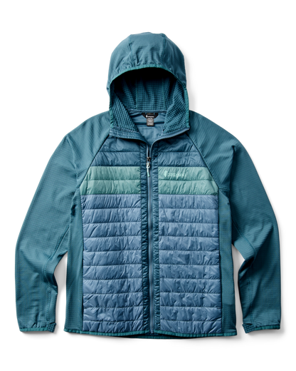 Capa Hybrid Insulated Hooded Jacket - Men's - Ocean/Steel Blue - US 9064