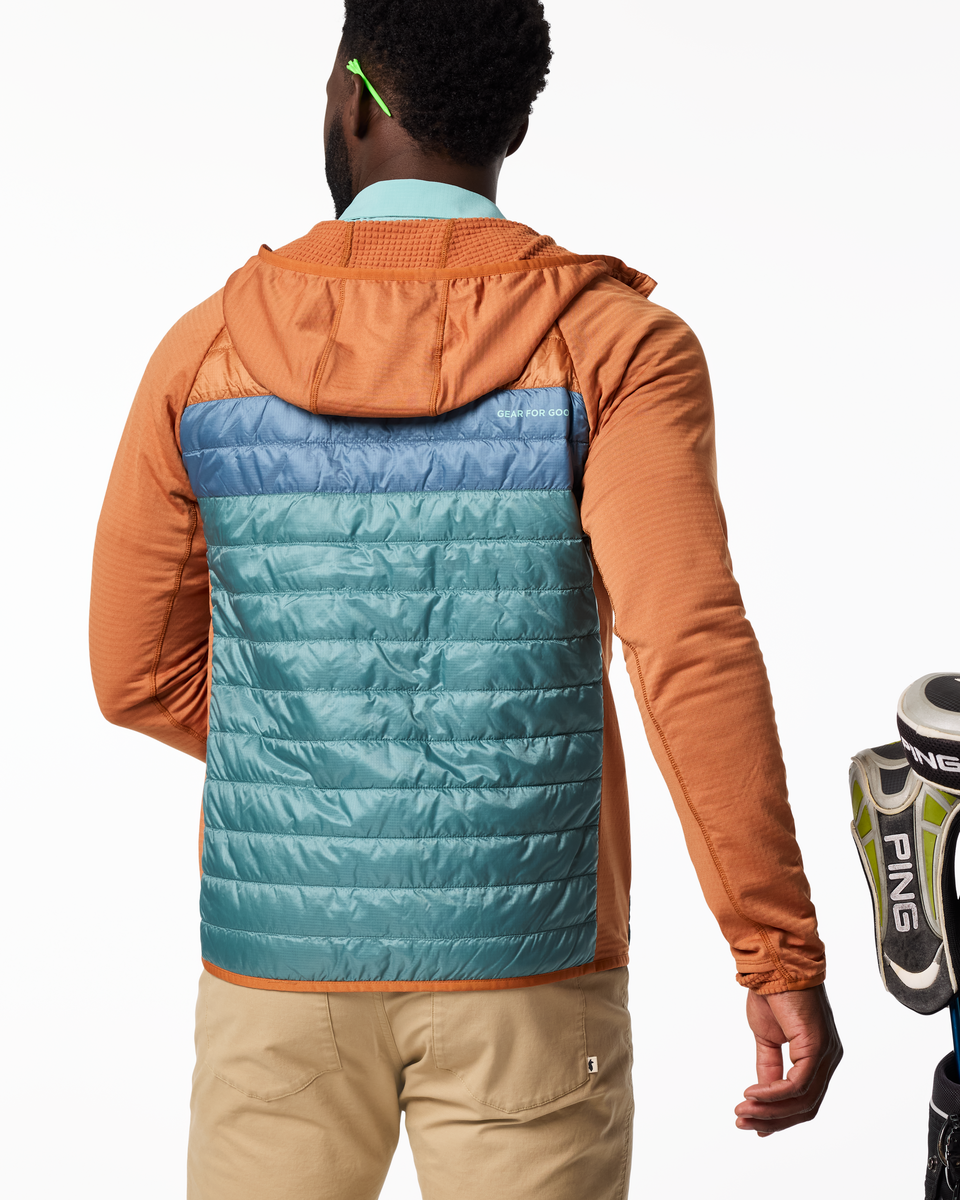 Capa Hybrid Insulated Hooded Jacket - Men's - Whiskey/Everglade - US 8861