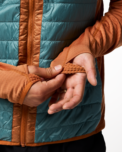 Capa Hybrid Insulated Jacket - Men's - Whiskey/Everglade - US 9689