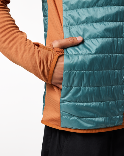 Capa Hybrid Insulated Jacket - Men's - Whiskey/Everglade - US 9689