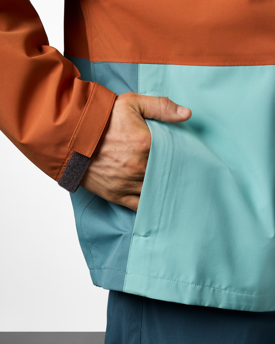 Cielo Rain Jacket - Men's - Whiskey/Tide Pool - US 7458