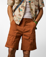 Coraje Tech Cargo Short - Men's - Whiskey - US 8655