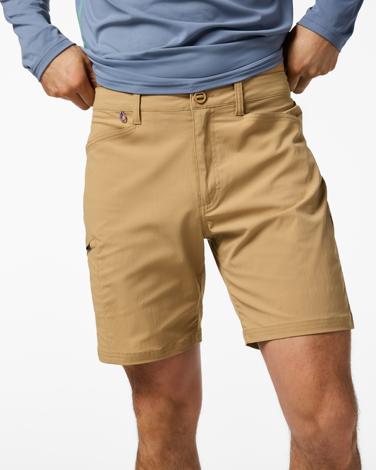 Coraje Tech Short - Men's - Khaki - US 6883