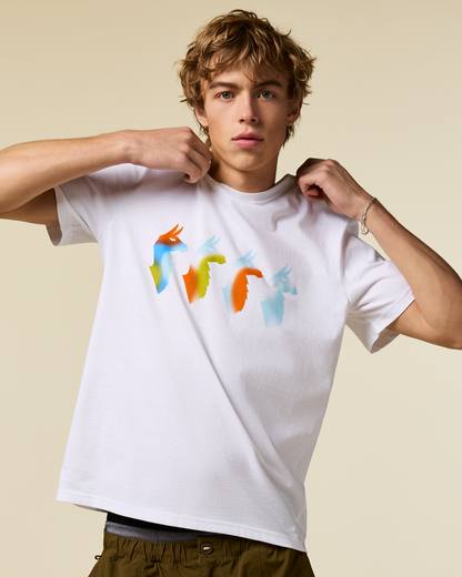 Cuatro Bitmap T-Shirt - Men's - White - US 3122
