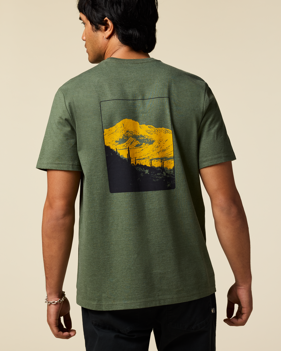 Down The River T-Shirt - Men's - Fatigue - US 1037