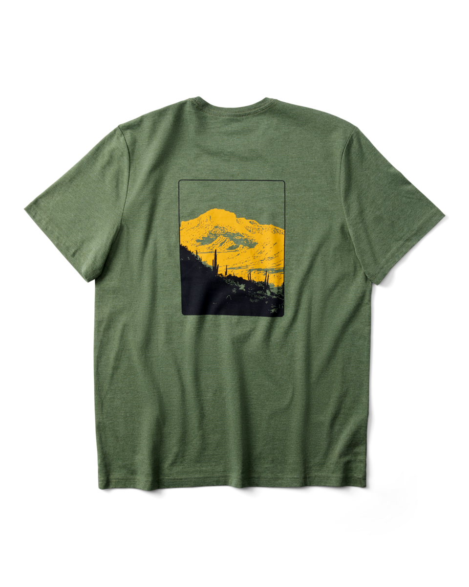 Down The River T-Shirt - Men's - Fatigue - US 1037