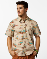 Estival Button Up Shirt - Print - Men's - Mt Cotopaxi Cream - US 3390