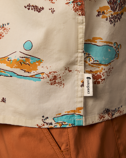 Estival Button Up Shirt - Print - Men's - Mt Cotopaxi Cream - US 3390