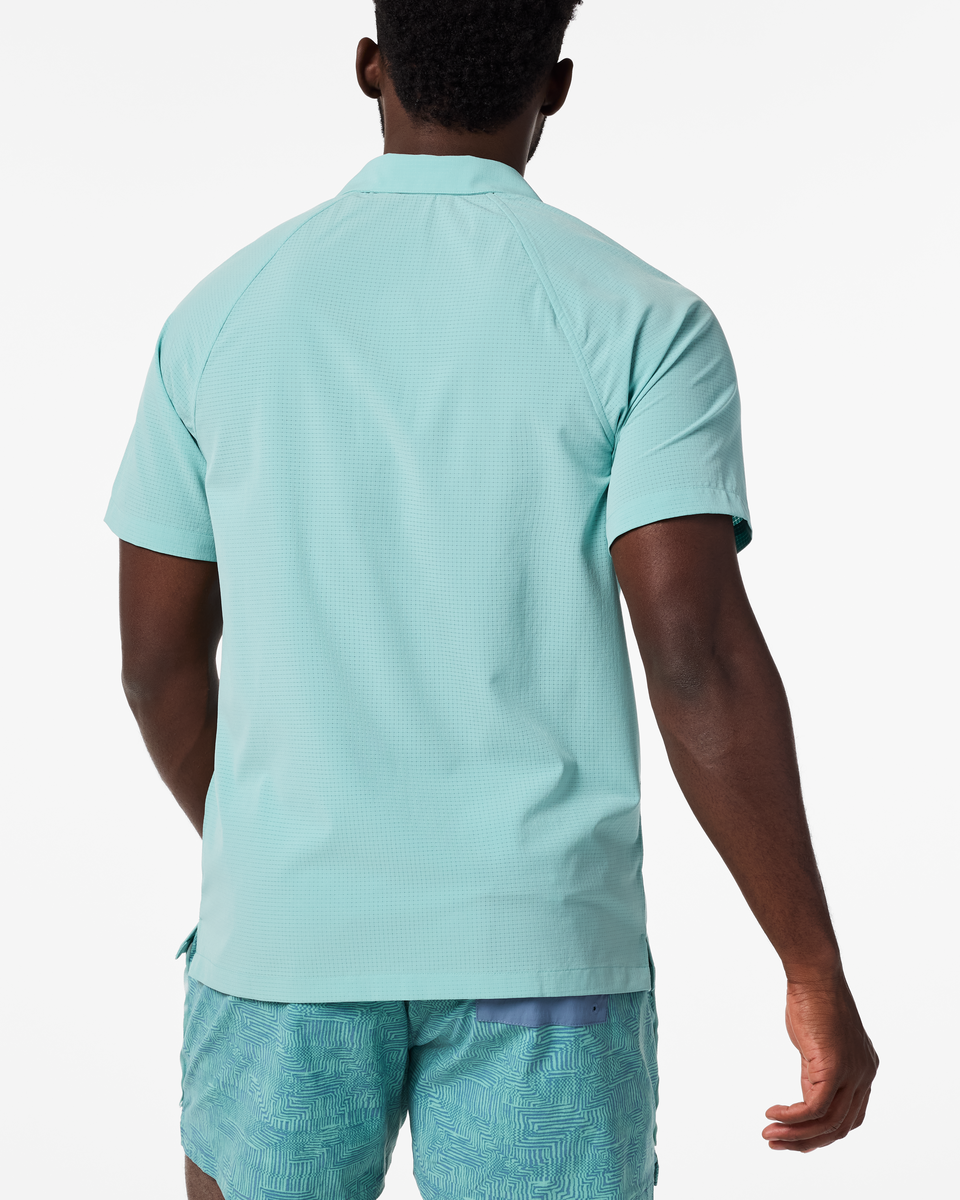 Pulso Tech Polo - Men's - Tide Pool - US 3474