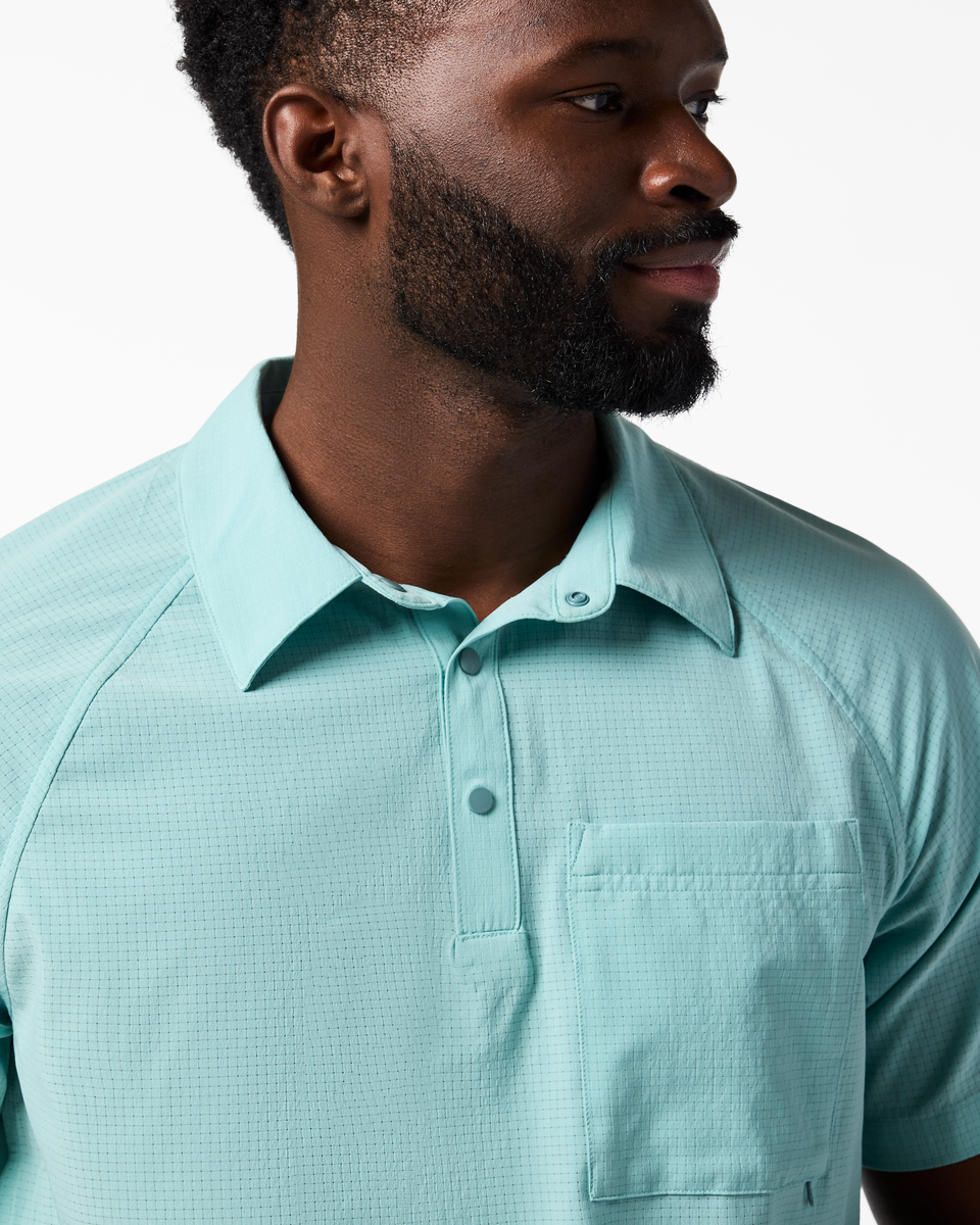 Pulso Tech Polo - Men's - Tide Pool - US 3474