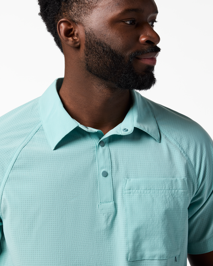 Pulso Tech Polo - Men's - Tide Pool - US 3474