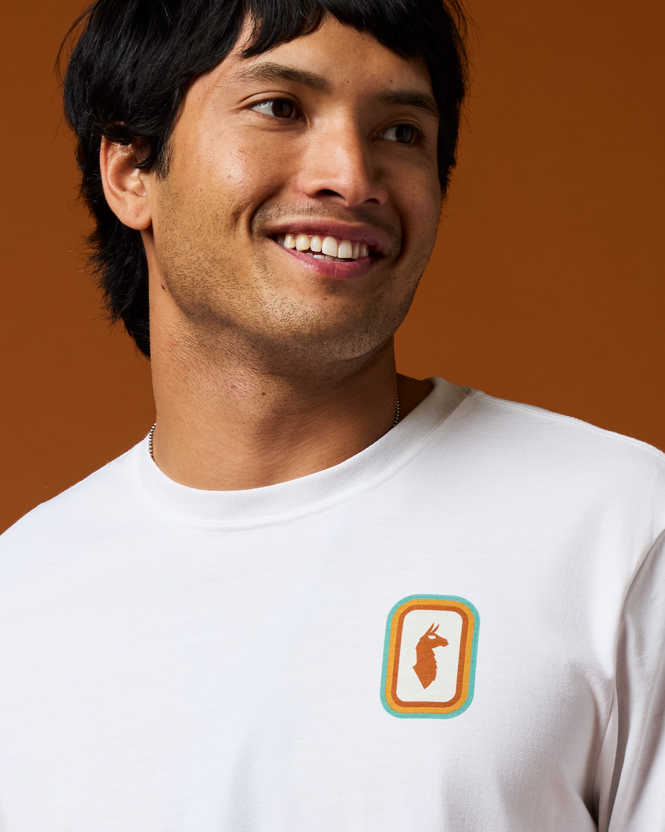 Radiant Llama Long-Sleeve T-Shirt - Men's - White - US 4079