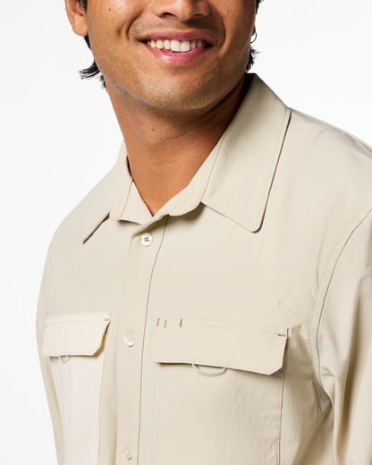 Solta Long-Sleeve Sun Shirt - Men's - Mineral - US 7284