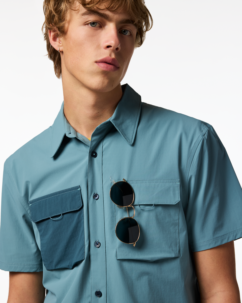 Solta Short-Sleeve Sun Shirt - Men's - Everglade - US 8839