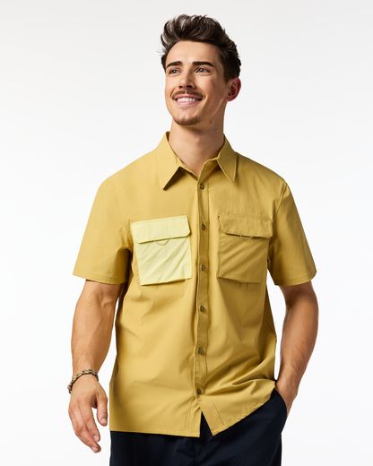 Solta Short-Sleeve Sun Shirt - Men's - Husk - US 3508