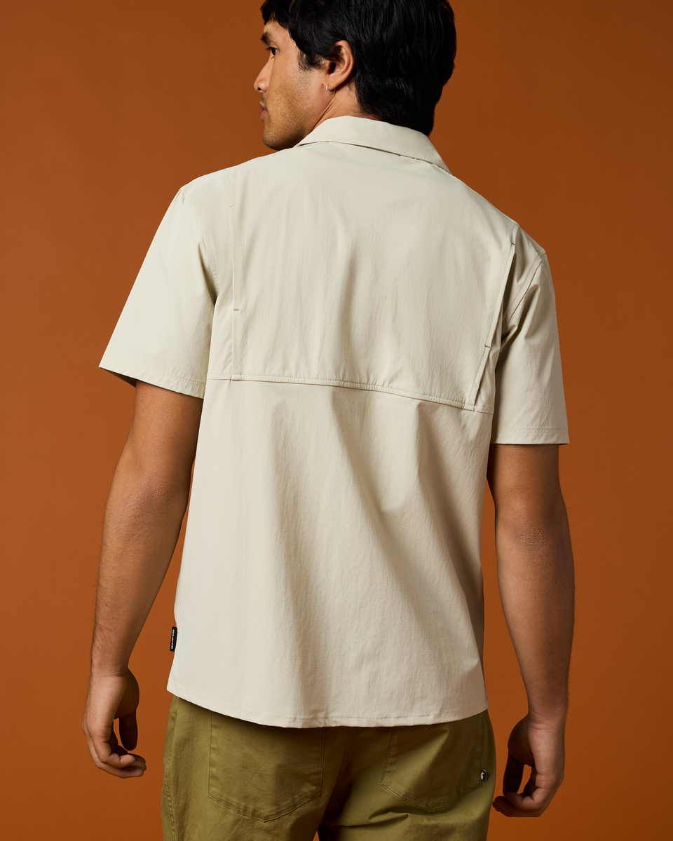 Solta Short-Sleeve Sun Shirt - Men's - Mineral - US 8453