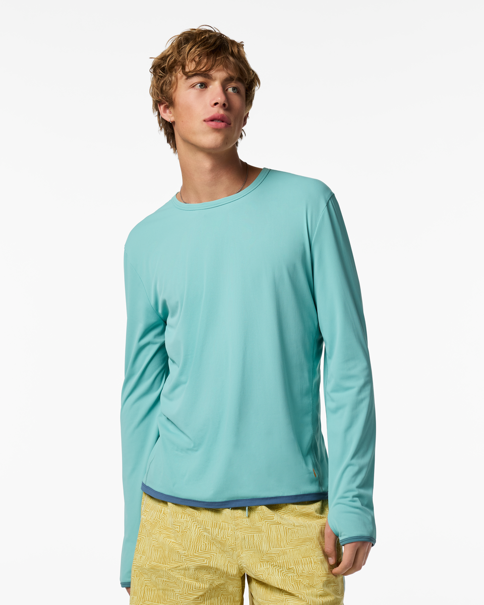 Sombra Long-Sleeve Sun Shirt - Men's - Tide Pool - US 5286