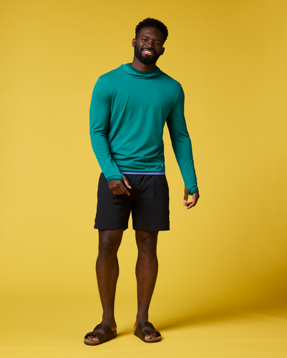 Sombra Sun Hoodie - Men's - Malachite - US 1257
