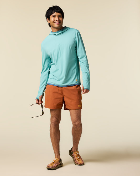 Sombra Sun Hoodie - Men's - Tide Pool - US 3607