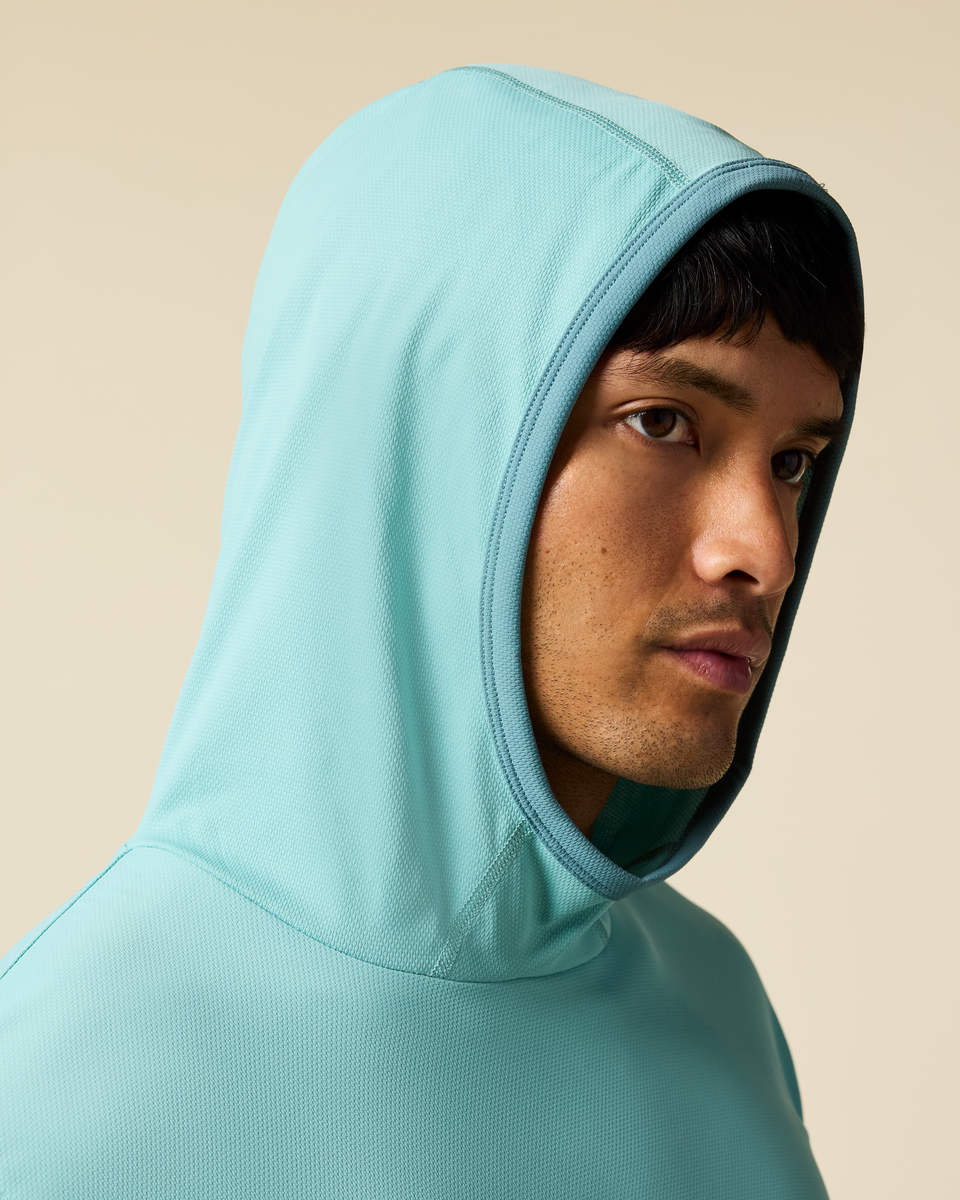 Sombra Sun Hoodie - Men's - Tide Pool - US 3607