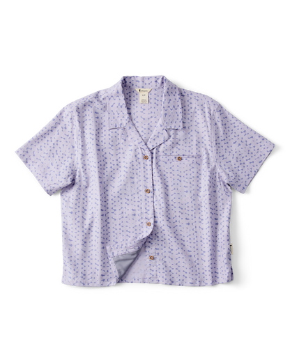 Afuera Button Up Shirt - Print - Women's - Shimmer Aster - US 9735