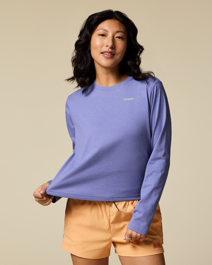 Flower Patch Long-Sleeve T-Shirt - Women's - Aster - US 6110