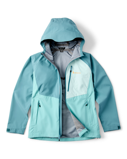 Impermeo 3L Hooded Shell Jacket - Women's - Everglade/Tide Pool - US 1185