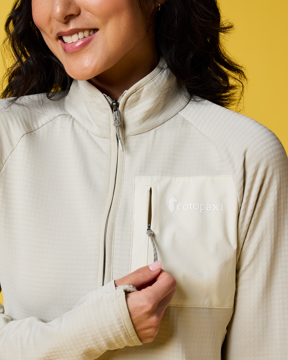 Otero Fleece Half-Zip Pullover - Women's - Mineral - US 7005