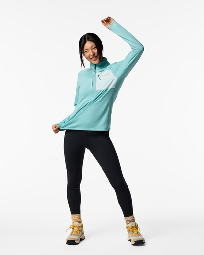 Otero Fleece Half-Zip Pullover - Women's - Tide Pool - US 5129
