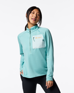 Otero Fleece Half-Zip Pullover - Women's - Tide Pool - US 5129