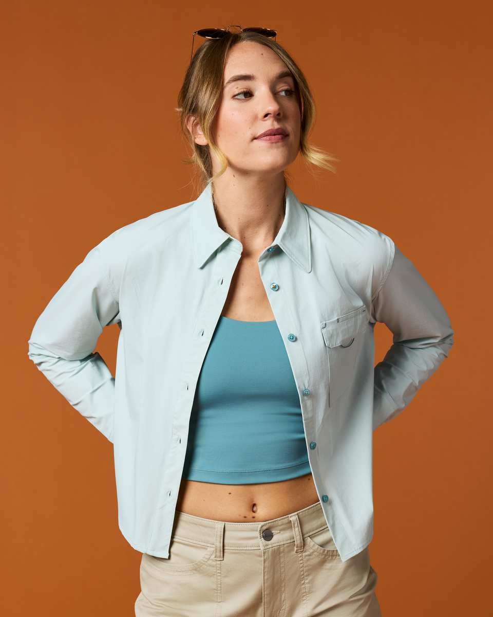 Solta Long-Sleeve Sun Shirt - Women's - Surf - US 5346