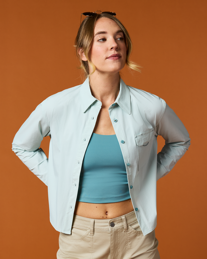Solta Long-Sleeve Sun Shirt - Women's - Surf - US 5346