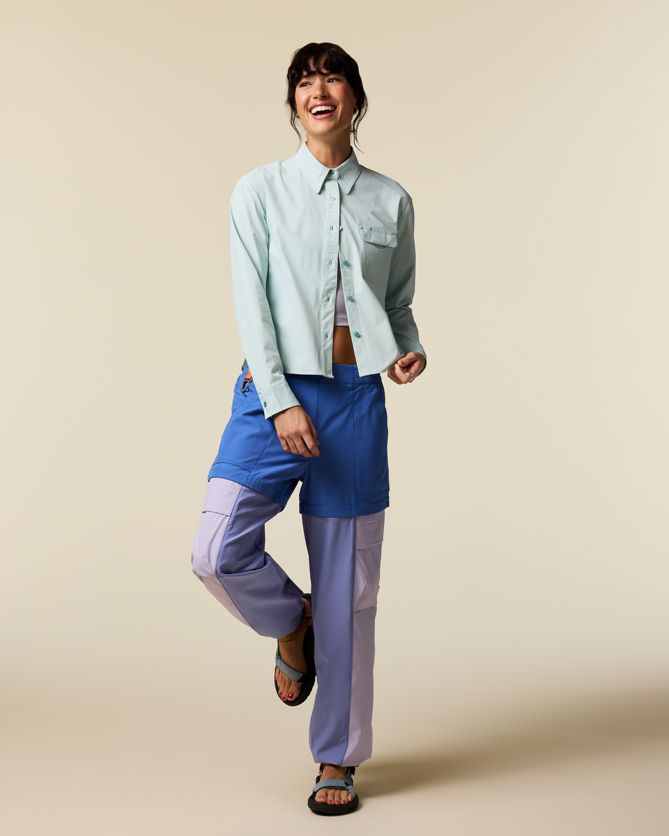 Solta Long-Sleeve Sun Shirt - Women's - Surf - US 5346