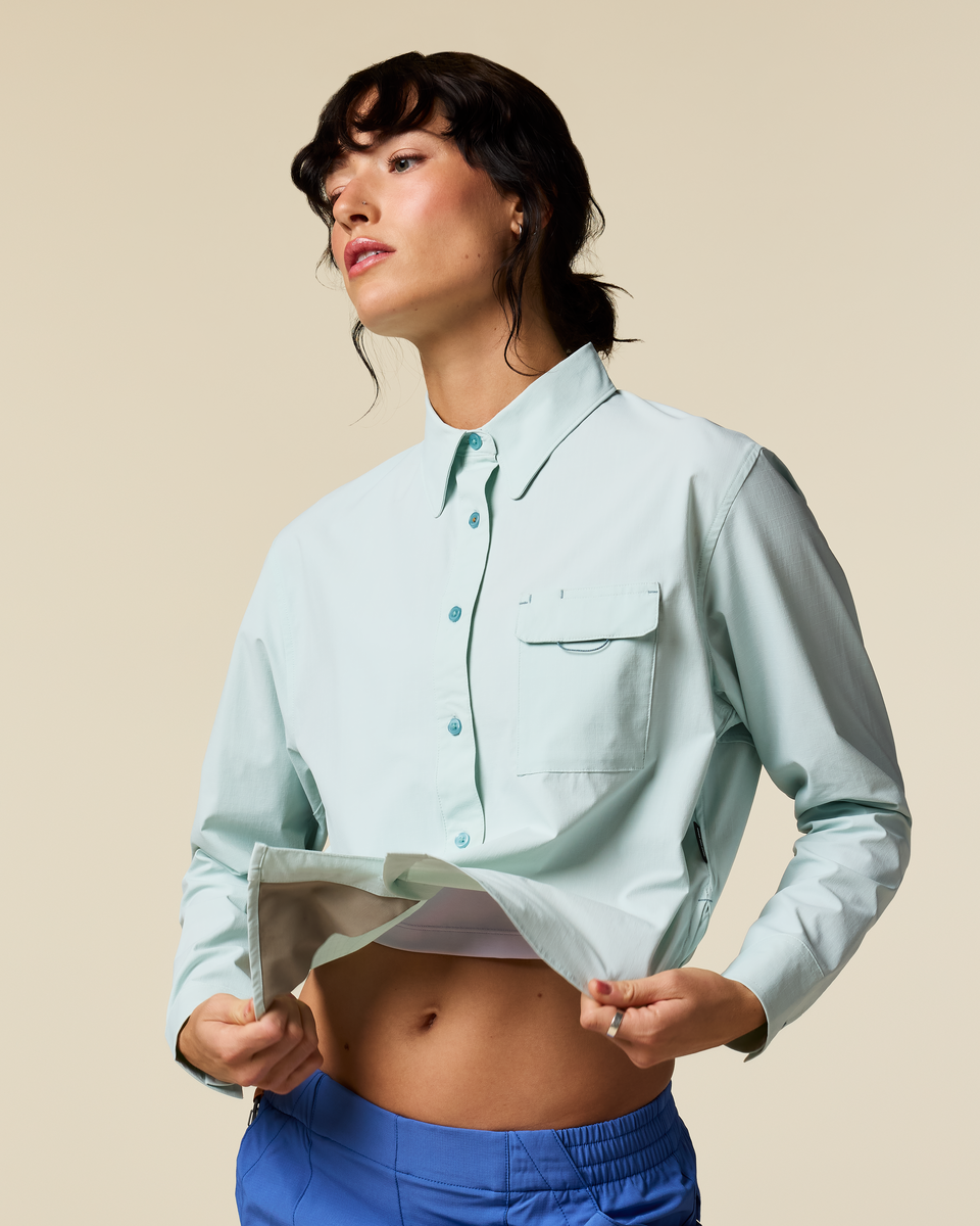 Solta Long-Sleeve Sun Shirt - Women's - Surf - US 5346
