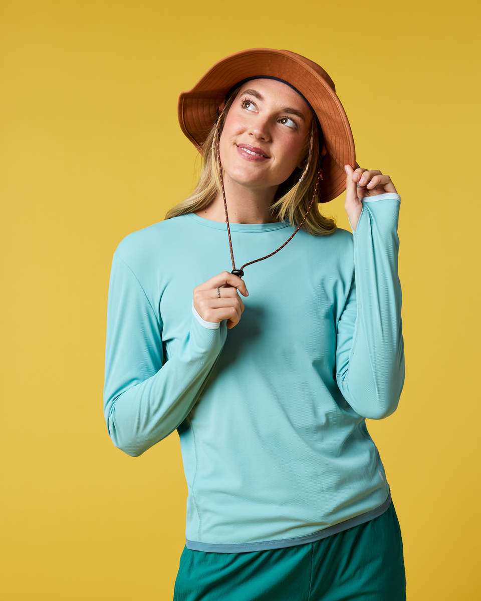 Sombra Long-Sleeve Sun Shirt - Women's - Tide Pool - US 3548
