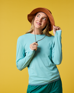 Sombra Long-Sleeve Sun Shirt - Women's - Tide Pool - US 3548