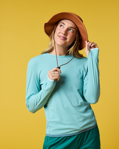 Sombra Long-Sleeve Sun Shirt - Women's - Tide Pool - US 3548