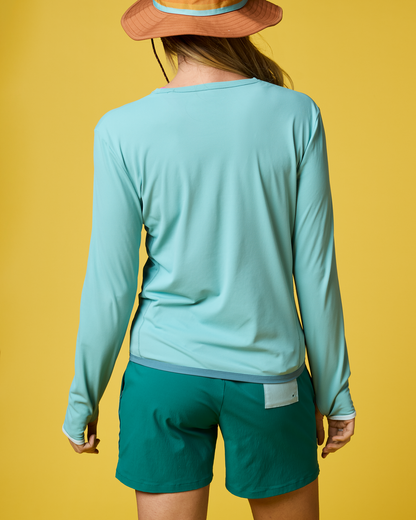 Sombra Long-Sleeve Sun Shirt - Women's - Tide Pool - US 3548