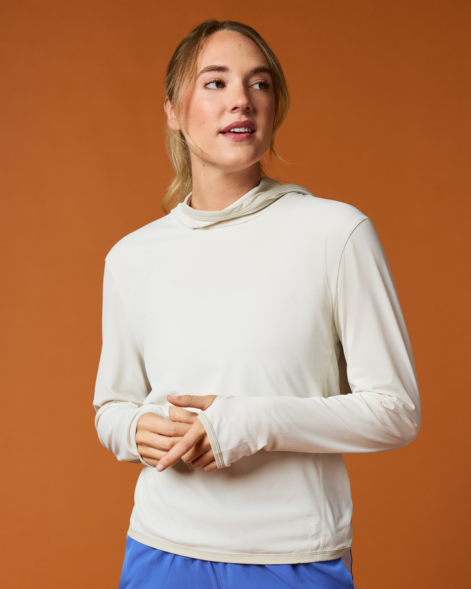 Sombra Sun Hoodie - Women's - Chalk - US 6382