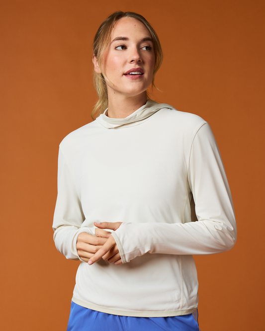 Sombra Sun Hoodie - Women's - Chalk - US 6382