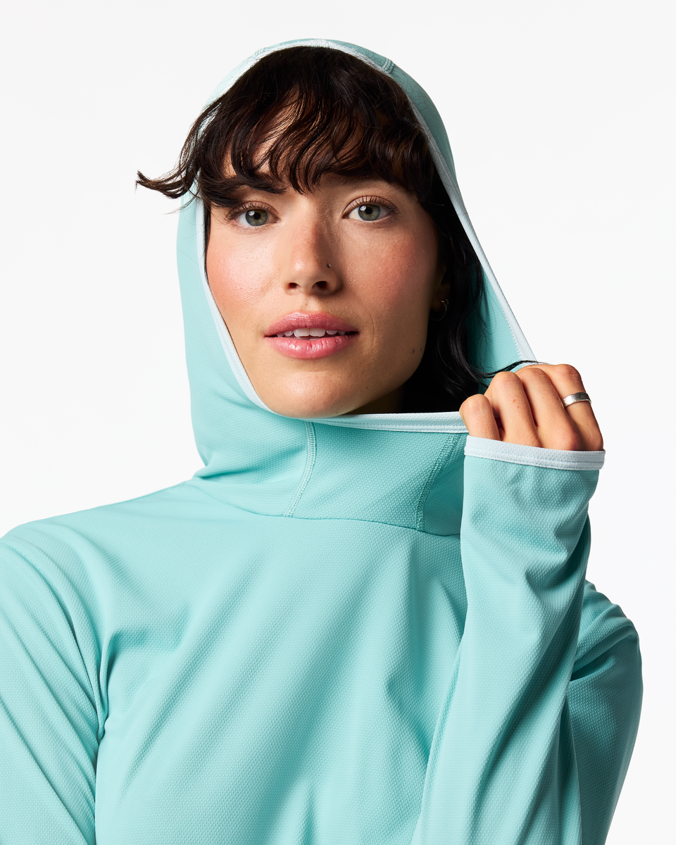 Sombra Sun Hoodie - Women's - Tide Pool - US 2181