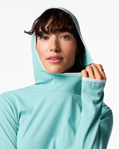 Sombra Sun Hoodie - Women's - Tide Pool - US 2181