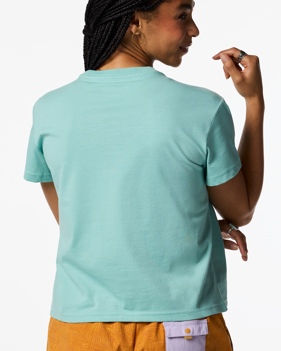 Sunset Embers T-Shirt - Women's - Tide Pool - US 1783