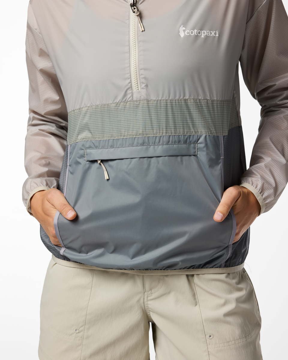 Teca Half-Zip Windbreaker - Women's - Looks Like Rain - US 1108